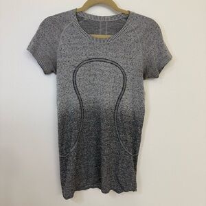 Lululemon Gray Short Sleeve Women's Top Size 8